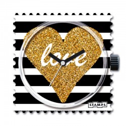 Schild Stamps Shinny Love